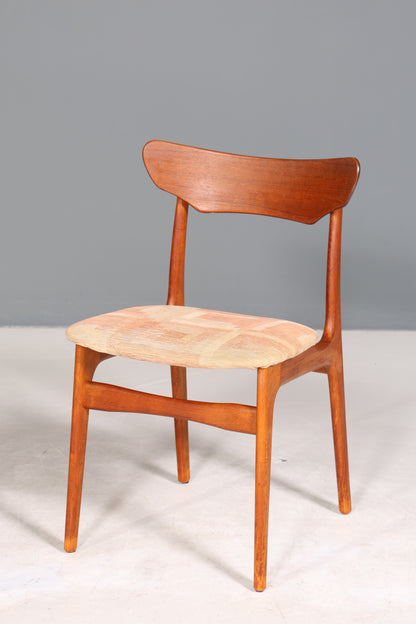 Stilvoller Original "Schiønning &amp; Elgaard" Stuhl Mid Century Danish Teak Holz Esszimmer Stuhl Sekretär Stuhl 3 von 3