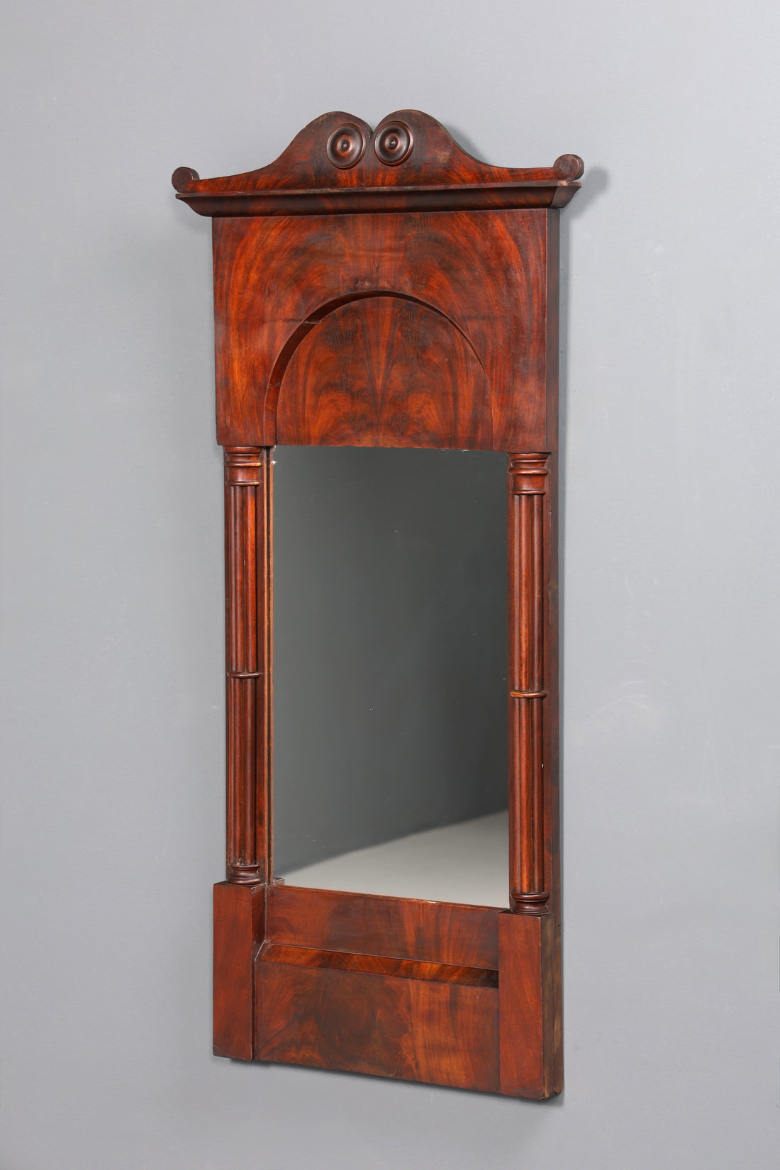 Magnifique miroir Biedermeier, style Louis-Philippe, datant d&