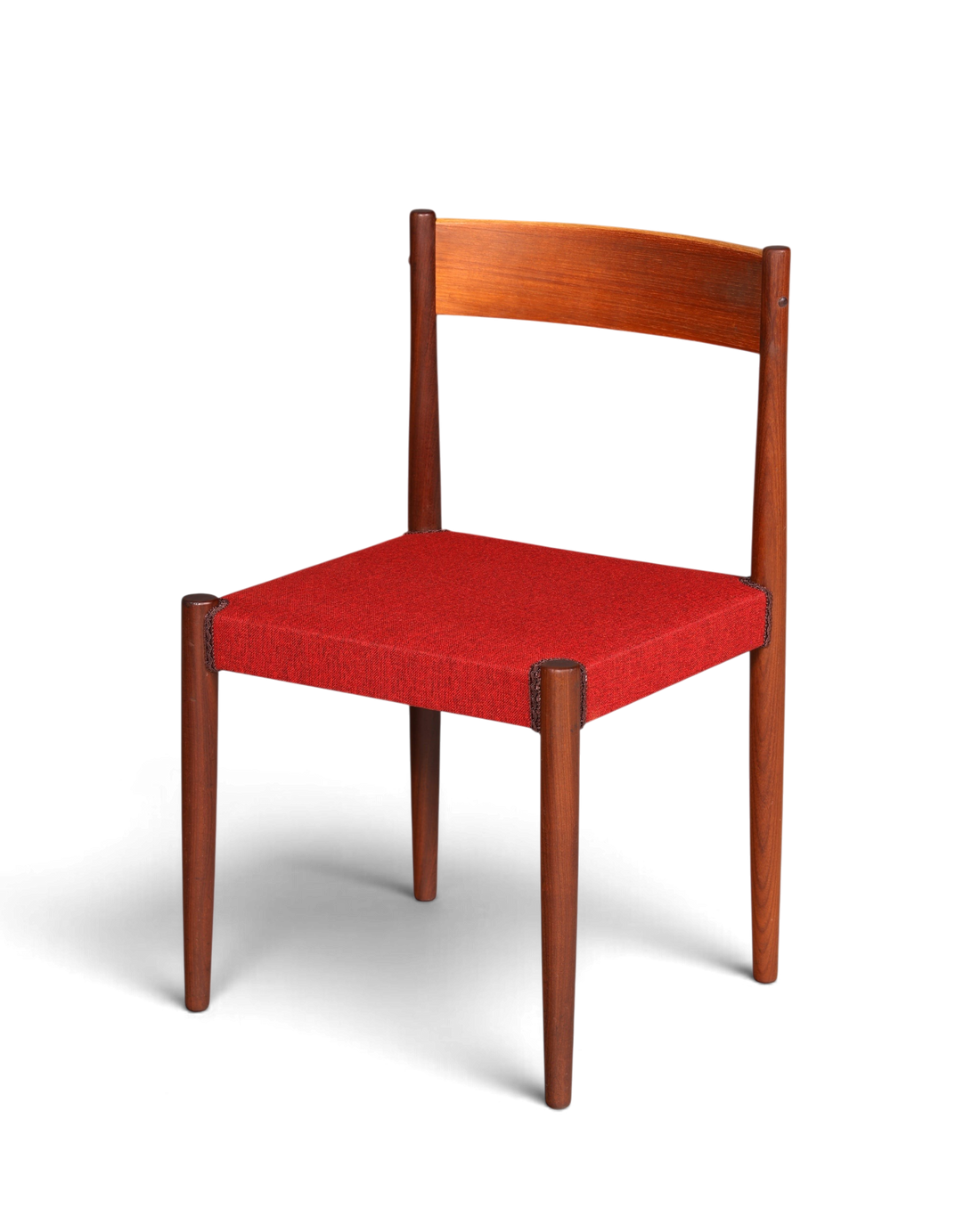 Schlichter Mid Century Stuhl Danish Design Retro Küchenstuhl Esszimmerstuhl Sekretär Stuhl