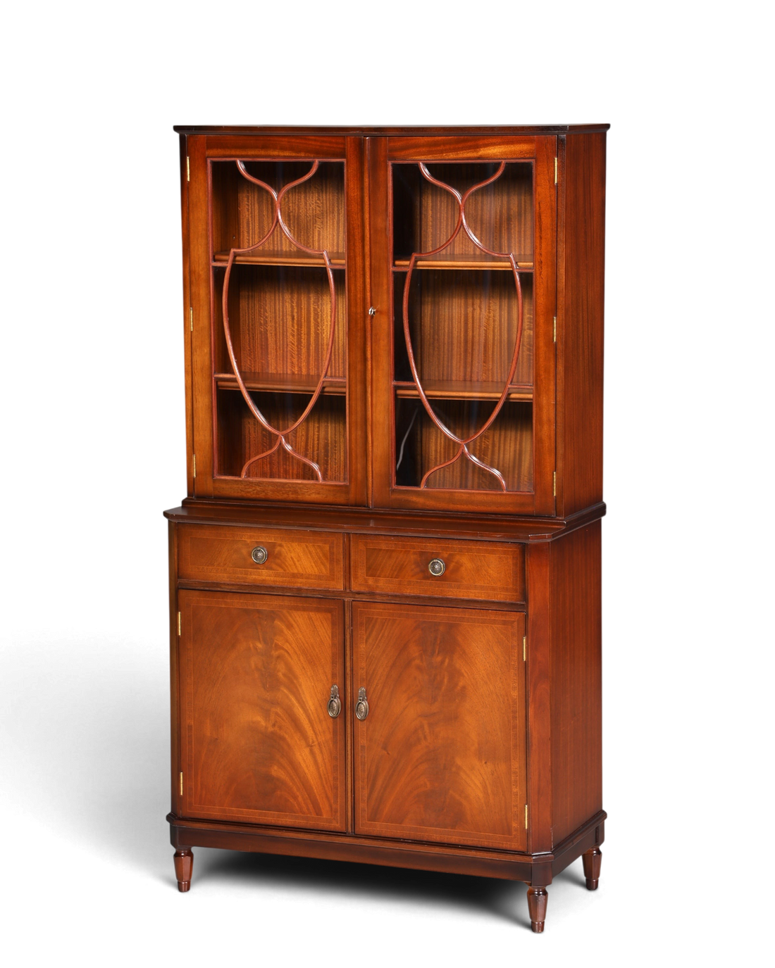 F968 Finish cm Wunderschöne Englische Vitrine Bibliothek Bücherschrank UK Buffet Schrank 60s Jahre