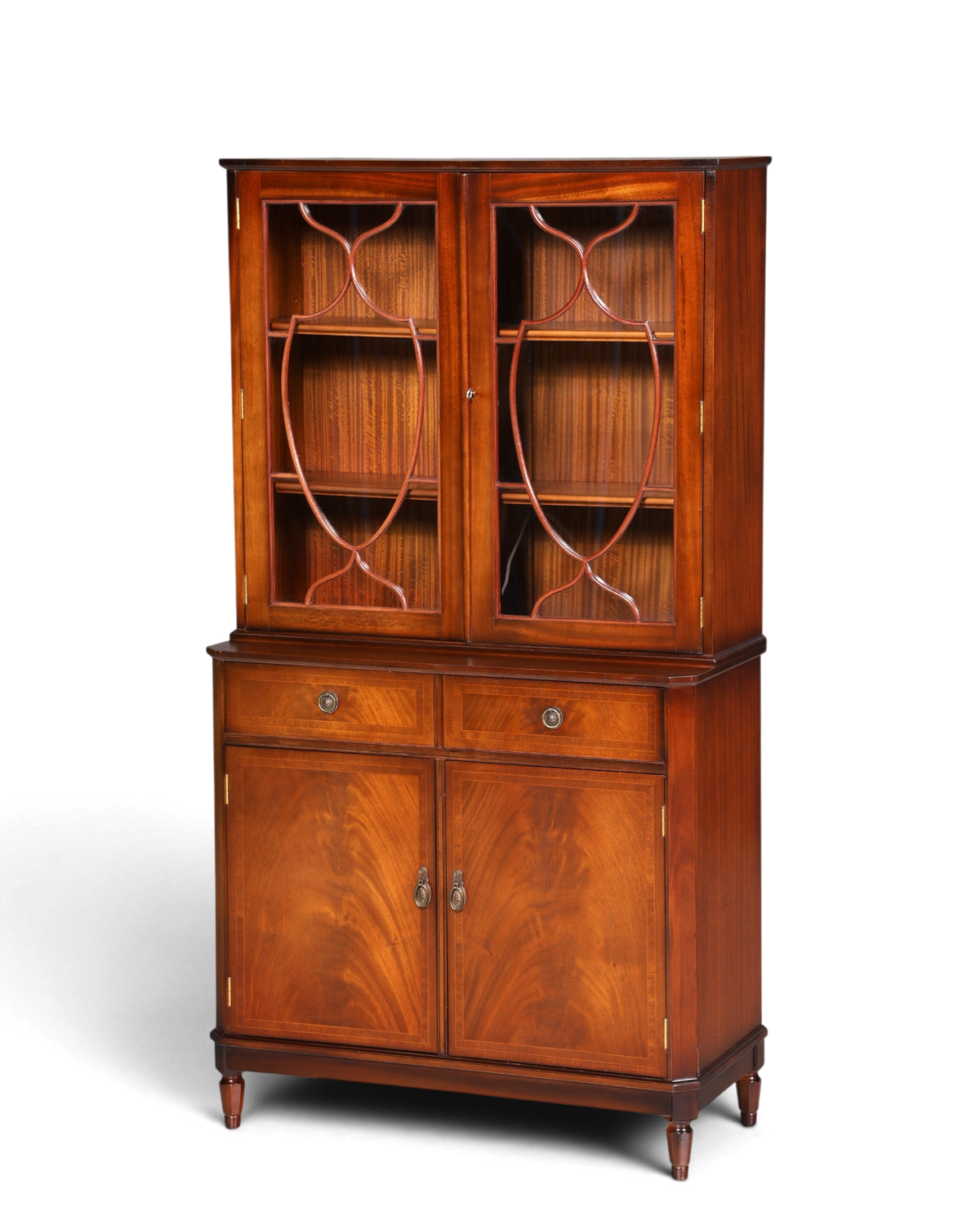 F968 Finish cm Wunderschöne Englische Vitrine Bibliothek Bücherschrank UK Buffet Schrank 60s Jahre