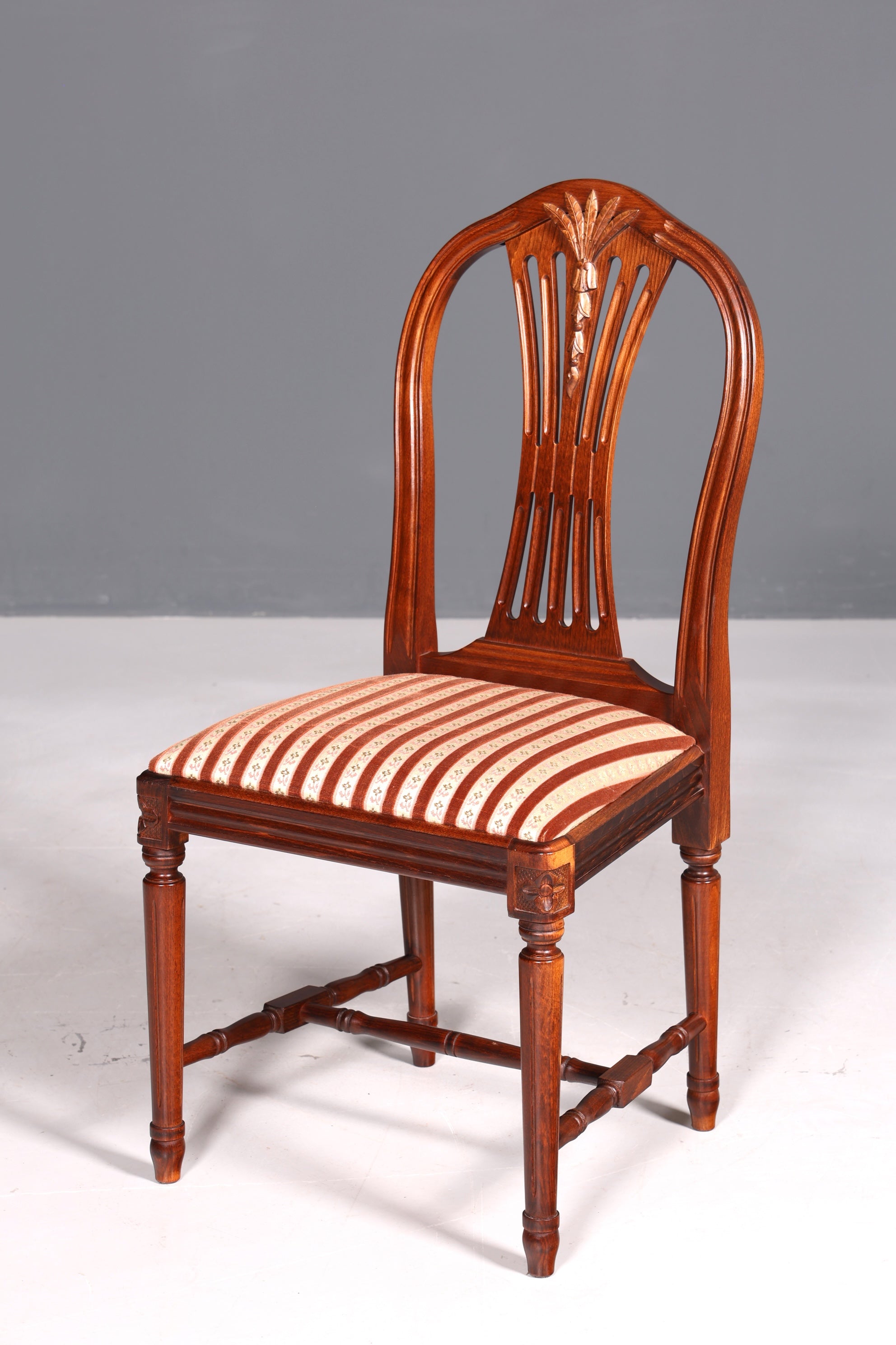 Chaise de style gustavien, chaise de cuisine anglaise, chaise secrétaire de style ancien, 2 sur 2