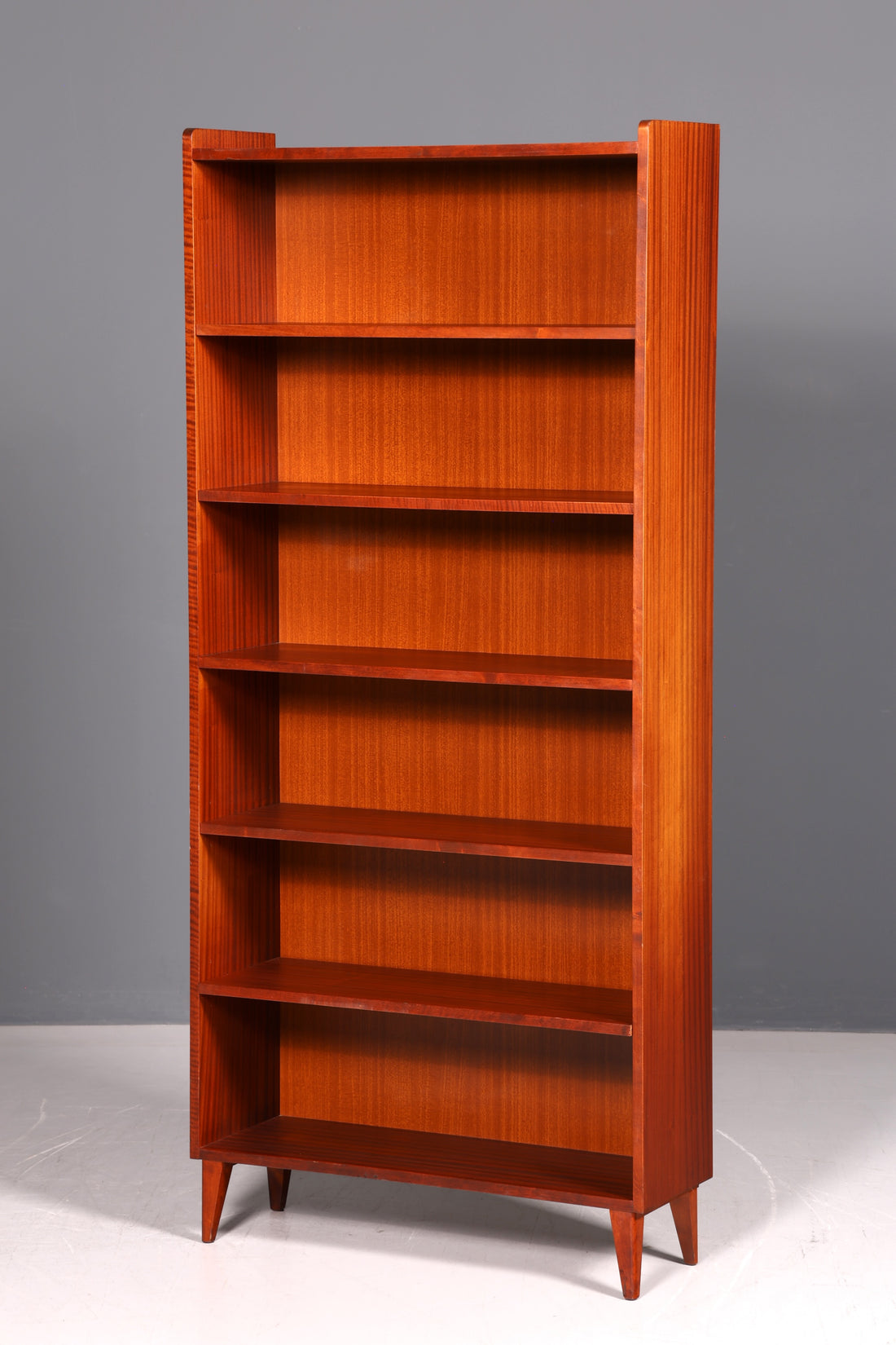 Étagère simple Mid Century, bibliothèque vintage, armoire, rangement pour livres, classique du design des années 60
