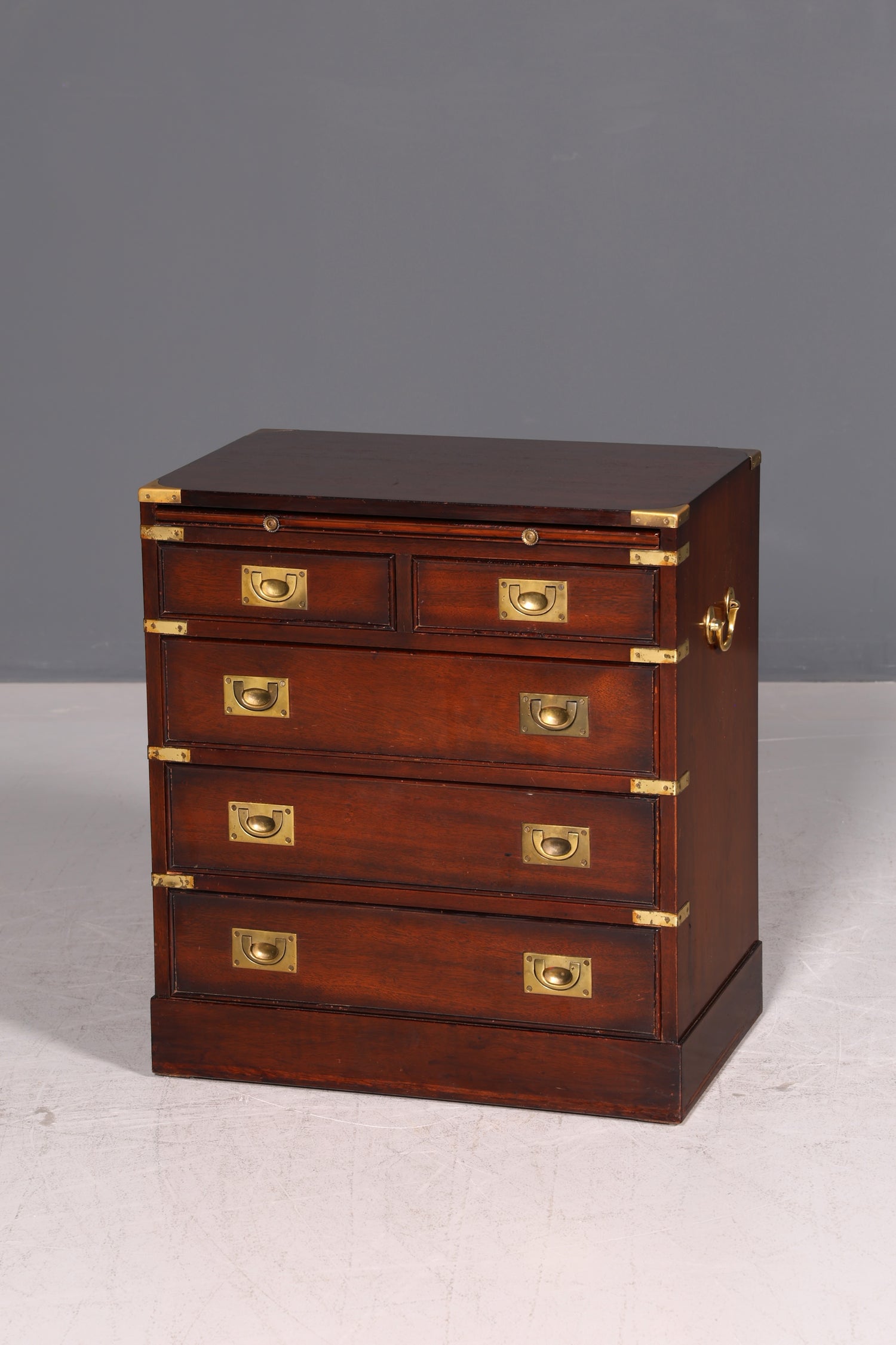 Traumhafte Maritime Kommode Englisch Military Chest Schiffskommode Antik Schrank Beistellschrank Kolonialstil