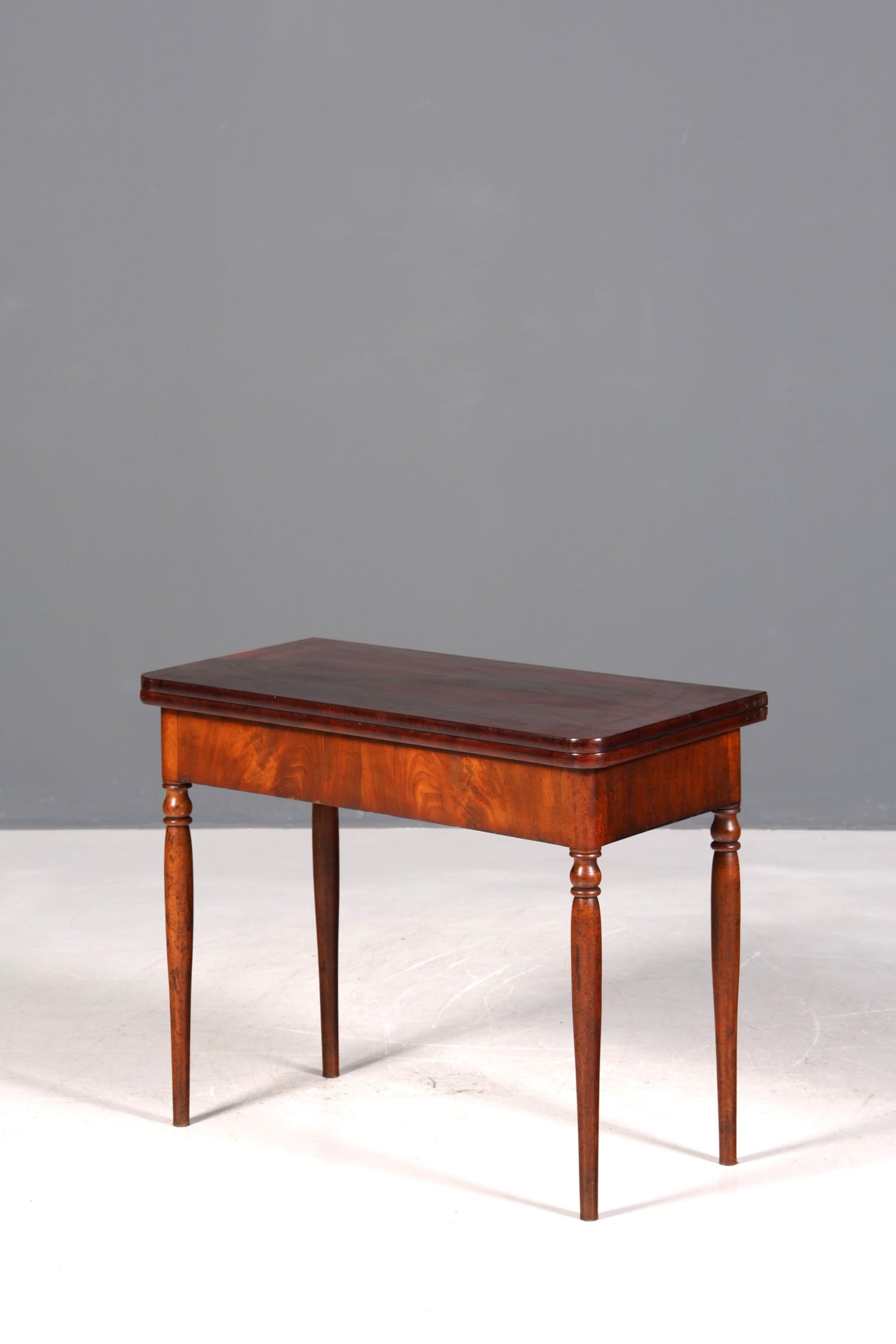 Table Louis-Philippe de rêve, console pliante, bureau anglais, antiquité en bois véritable, table de jeu, table de cuisine, table à manger