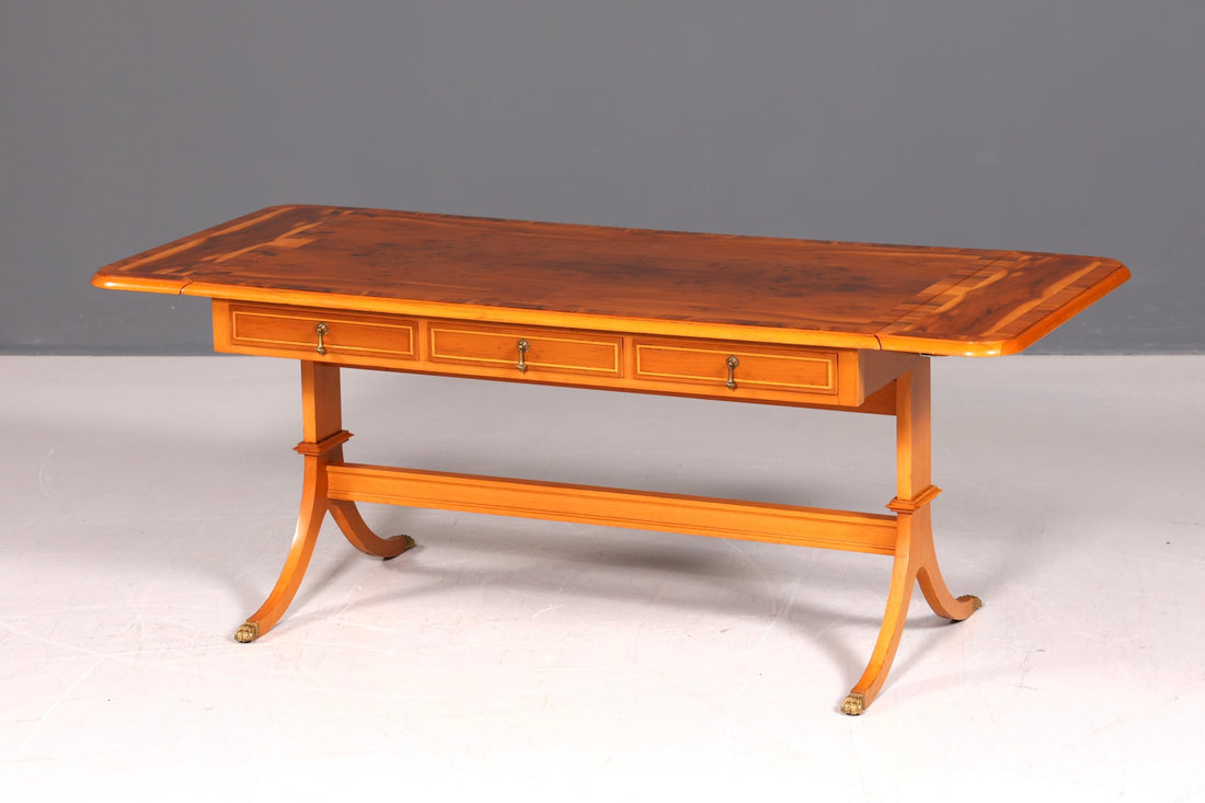 Magnifique table pliante anglaise, table basse vintage des années 60, table d&