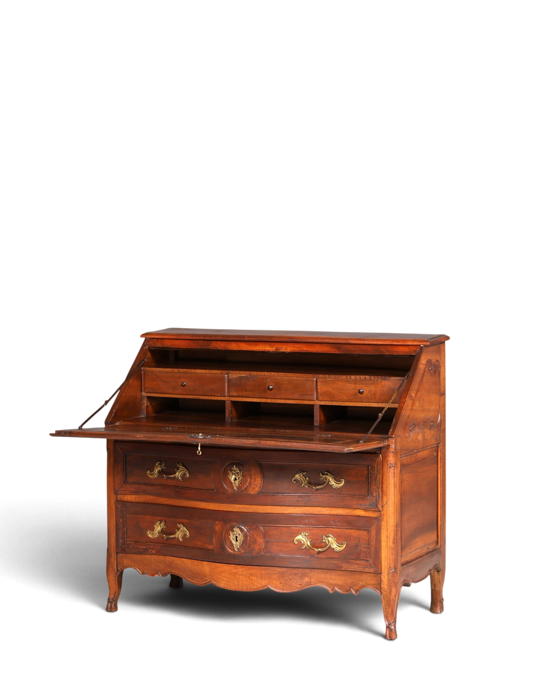 Beeindruckender Barock Sekretär Biedermeier Kommode um 1810 Louis Seize Schreibkommode Büroschrank