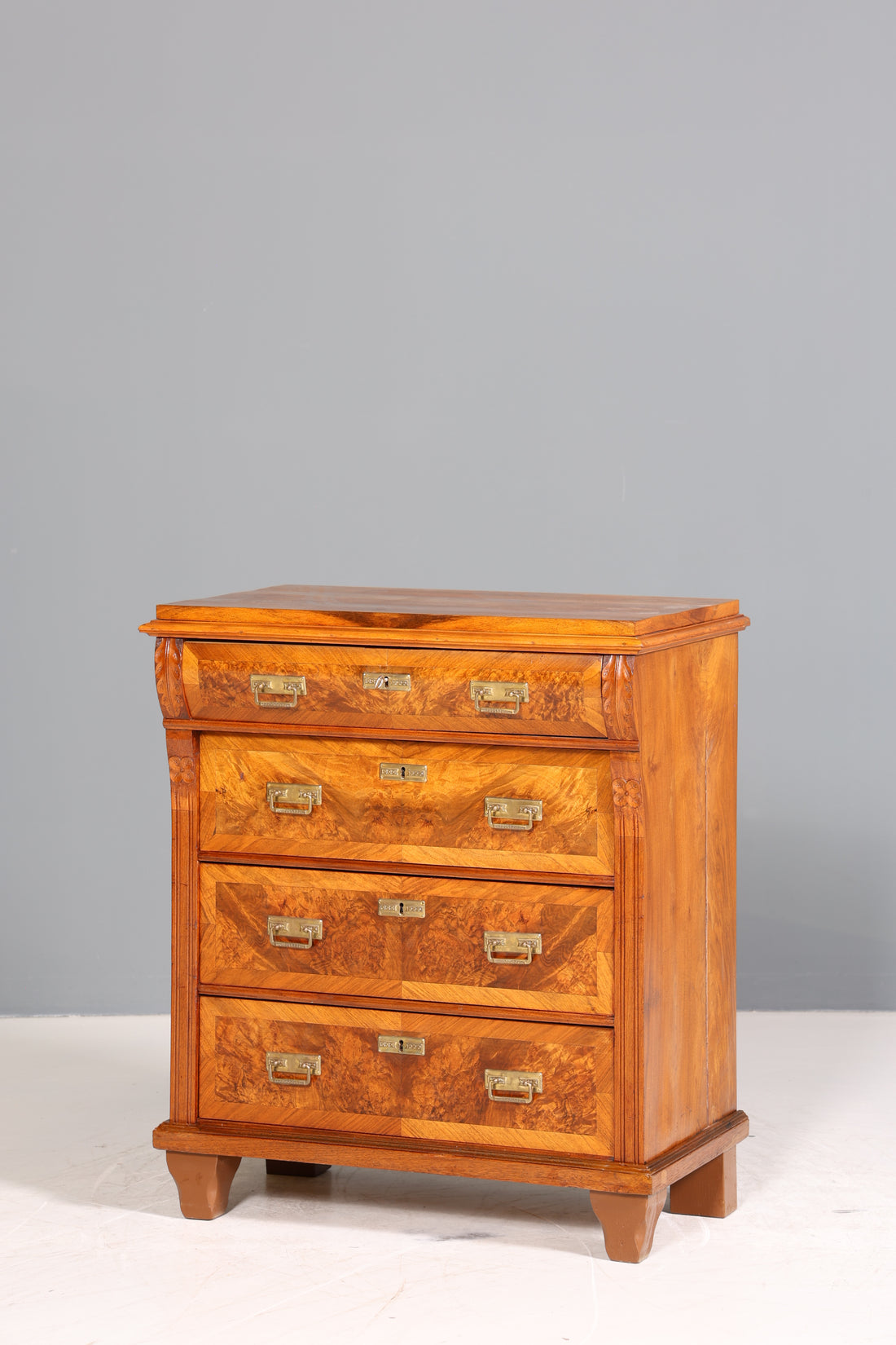 Edle Gründerzeit Kommode Jugendstil Schubladenkommode Antik Wäschekommode