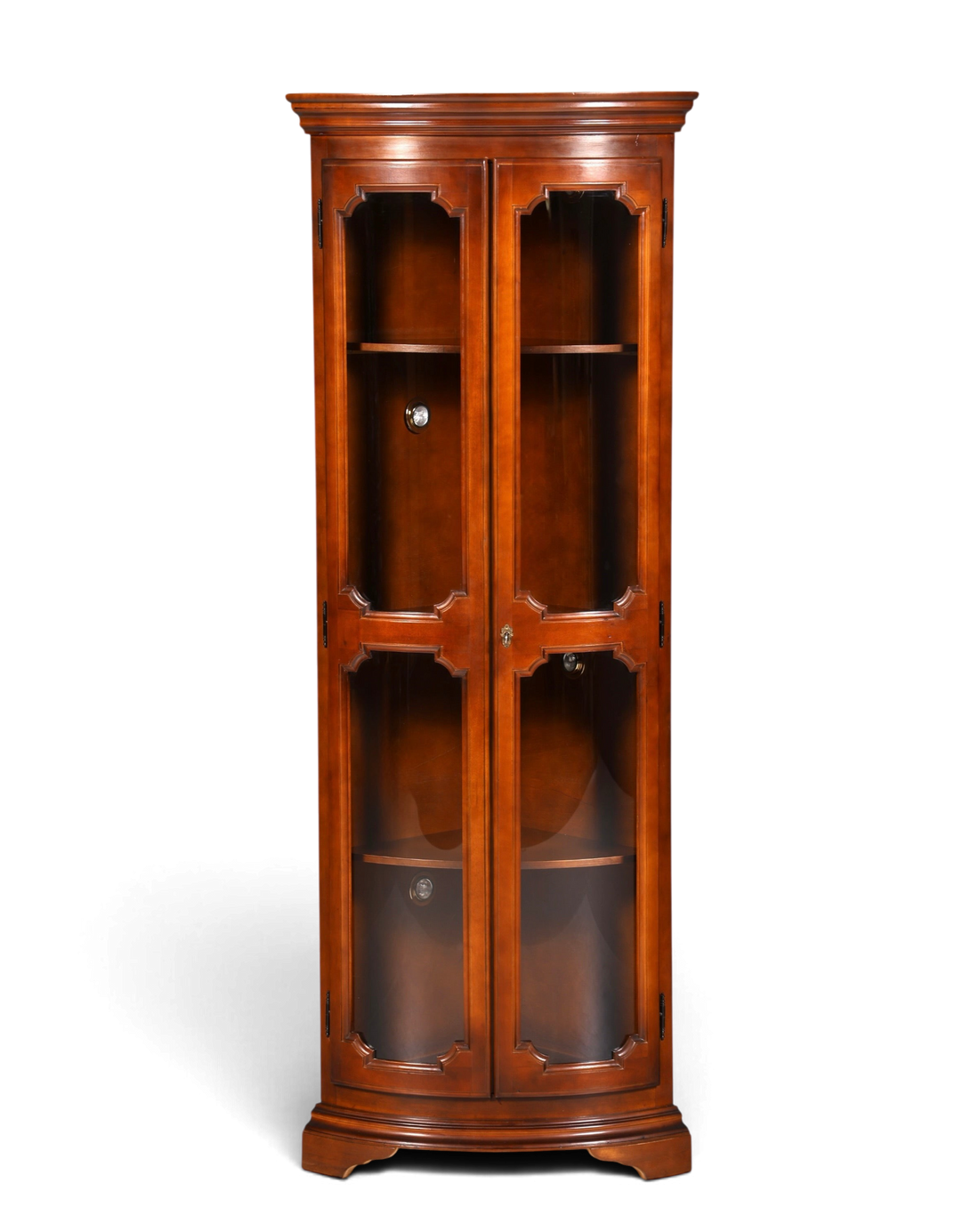 Traumhafte Selva Eckvitrine Antik Stil Vitrine Schrank Geschirrschrank Regal Eckregal