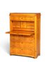 E893 Finish Stilvoller Biedermeier Sekretär Louis Philippe Vertiko Antik Kommode Schreibkommode Office Desk