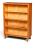 Hauptstadt Möblerei Mid Century Regal aus Holz mit höhenverstellbaren Einlegeböden und schöner Maserung