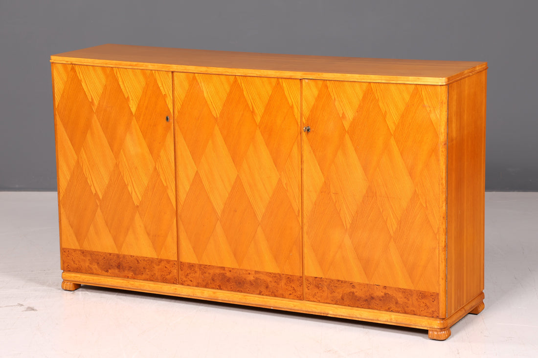 Élégante Armoire Art Deco Originale Vertiko Buffet vers 1930 Highboard Commode Ancienne Vintage