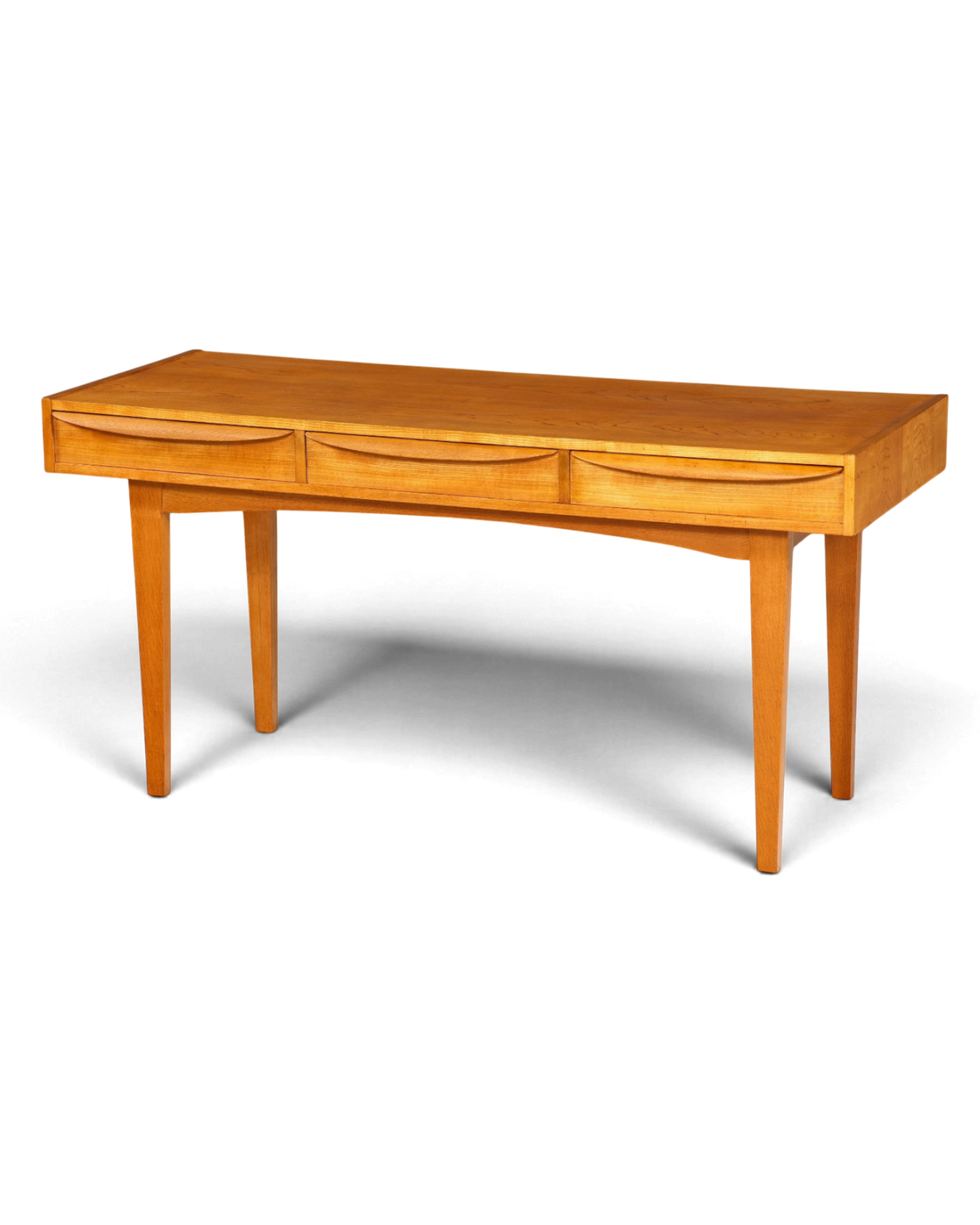 Original Hellerau Schreibtisch Modell 602 Mid Century Franz Ehrlich Design Bürotisch Vintage Desk