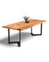 Wunderschöner Nussbaum Tisch 220cm-95cm Esszimmer Tisch Baumkanten Platte massiv Holz Küchentisch