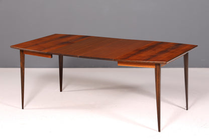 Schlichter Mid Century Esstisch Ausziehbar Palisander Vintage Tisch Retro Küchentisch 60s