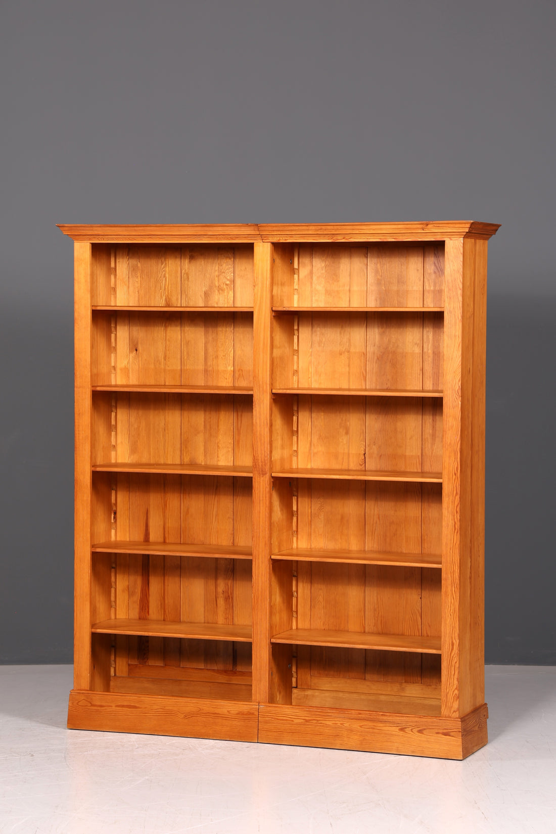 Beautiful XXL Bookshelf Solid Wood Shelf Country House Library Bookcase