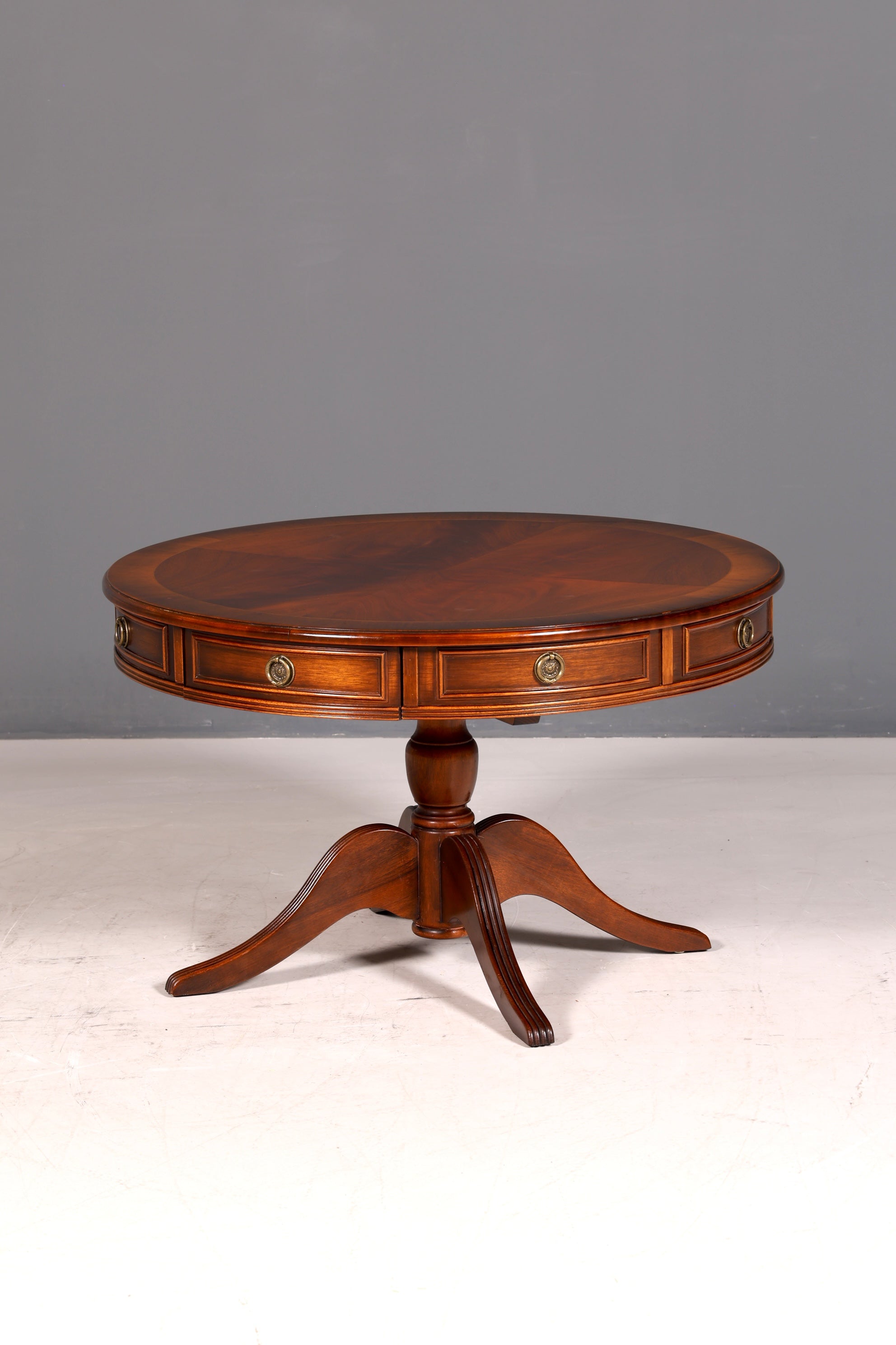 G123 Finish cm Traumhafter Englischer Tisch Couchtisch Englisch Antik Stil Mahagoni Ablagetisch Empire Stil Beistelltisch