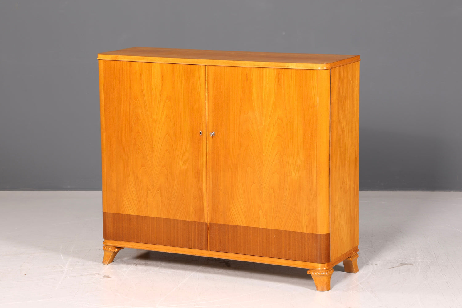 Stilvoller Original Art Deco Schrank Vertiko Sideboard um 1930 Highboard Kommode Antik Vintage