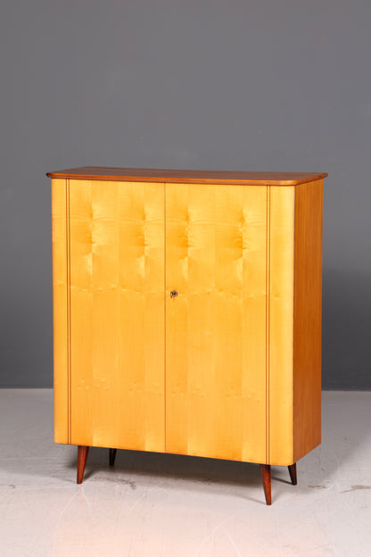 Wunderschöner Mid Century Schrank 60er Jahre Wäscheschrank Aktenschrank Kommode Vintage Holz