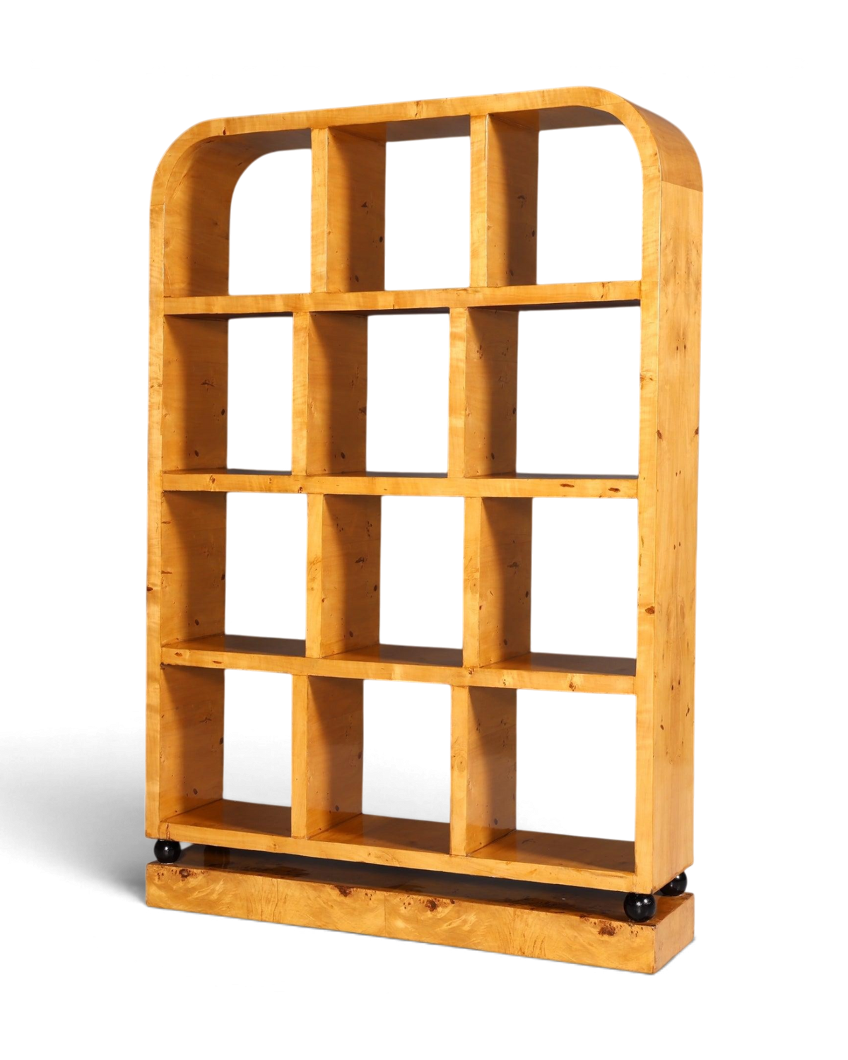 Edles Art Deco Stil XXL Bücherregal Birke Luxus Möbel Kult Schrankregal