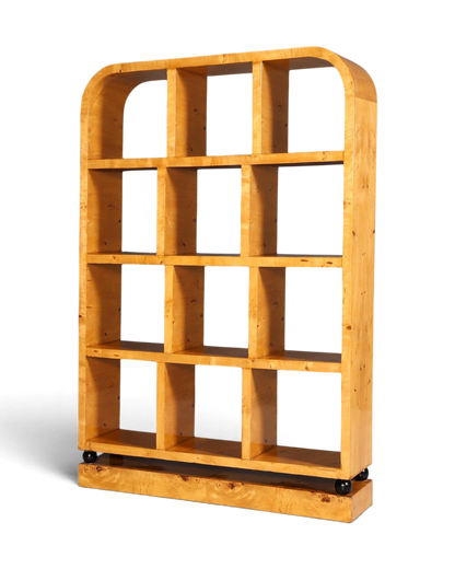 Edles Art Deco Stil XXL Bücherregal Birke Luxus Möbel Kult Schrankregal