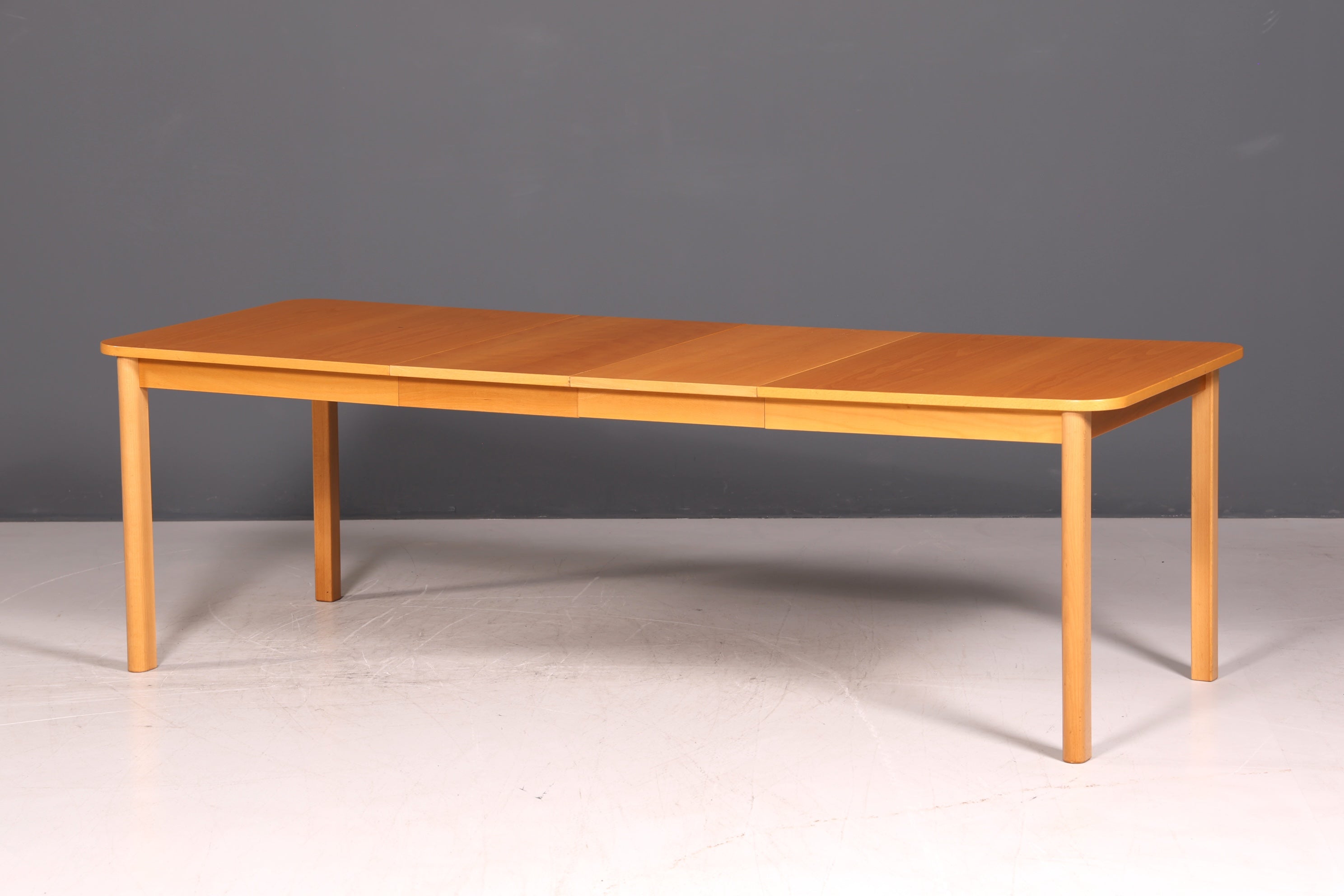 Schlichter Mid Century Esstisch ausziehbarer Vintage Tisch Retro Küchentisch