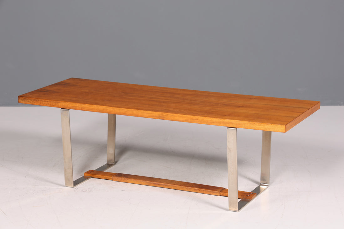 Magnifique table basse de style mid-century, table de salon en teck, table d&