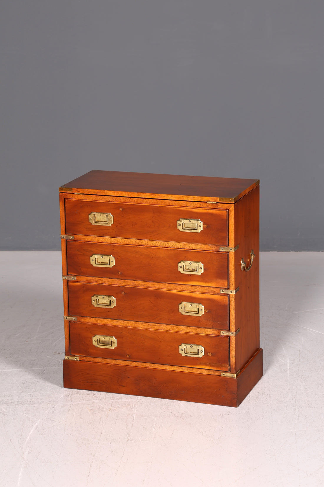 Dreamlike Maritime Dresser English Military Chest Ship Dresser Antique Cabinet Side Cabinet Colonial Style
