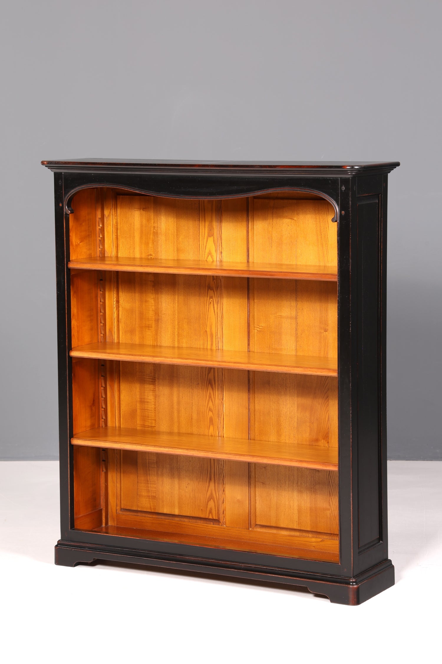 G083 Finish cm Wunderschönes Jugendstil Bücherregal Eiche Regal Antik Englisch Buchablage