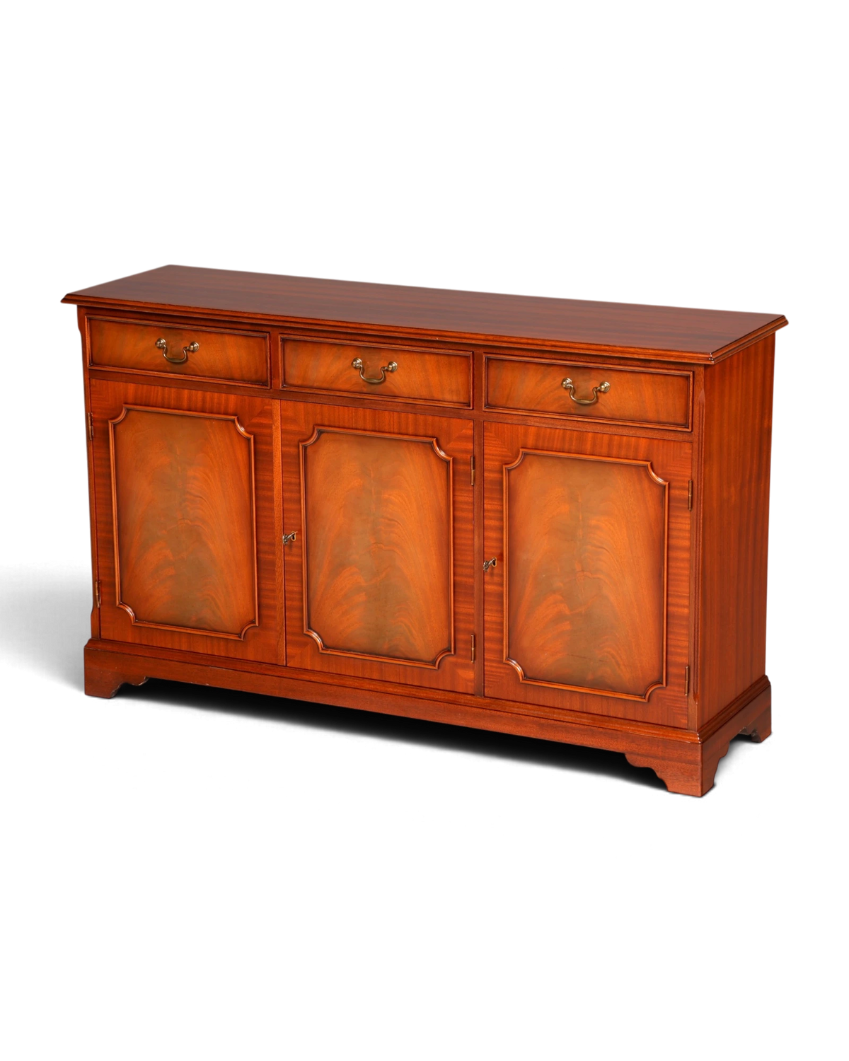 Traumhaftes Englisches Sideboard Mahagoni Schrank Antik 60s Buffetschrank Kommode Anrichte