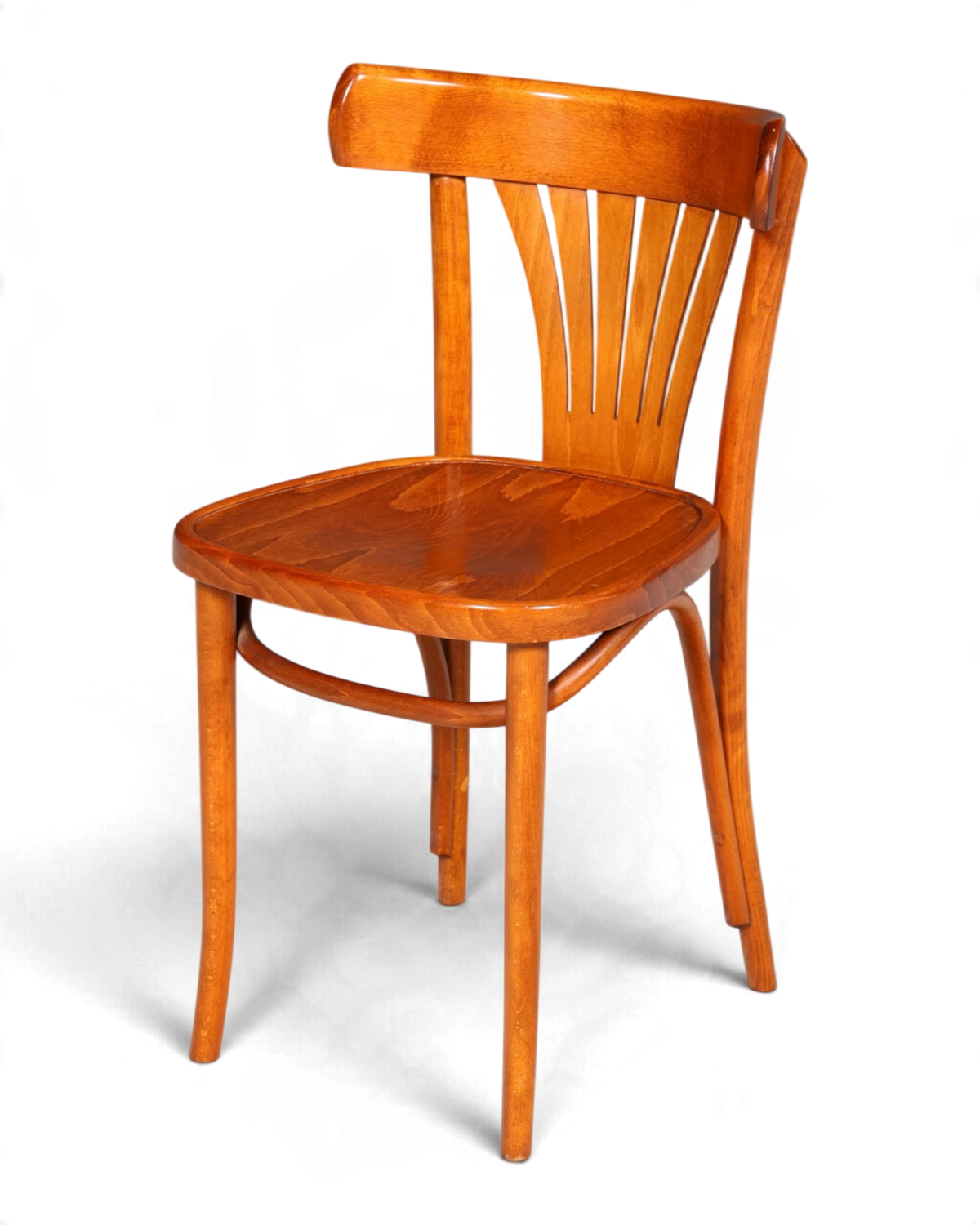 Belle chaise de style Thonet en bois courbé, chaise de café, chaise de bistrot, chaise viennoise, chaise de cuisine 1 sur 2