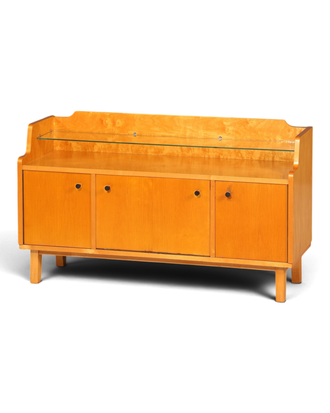 F966 Finish cm Wunderschönes Mid Century Kommode Vintage TV Sideboard 60s Schrank Flurkommode Klappschrank