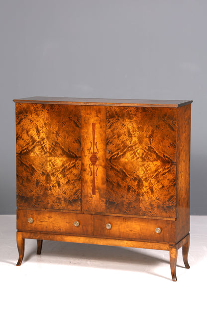 Magnifique meuble de style Chippendale, style baroque, vertiko, haut-meuble, antiquité, années 1950/60, commode
