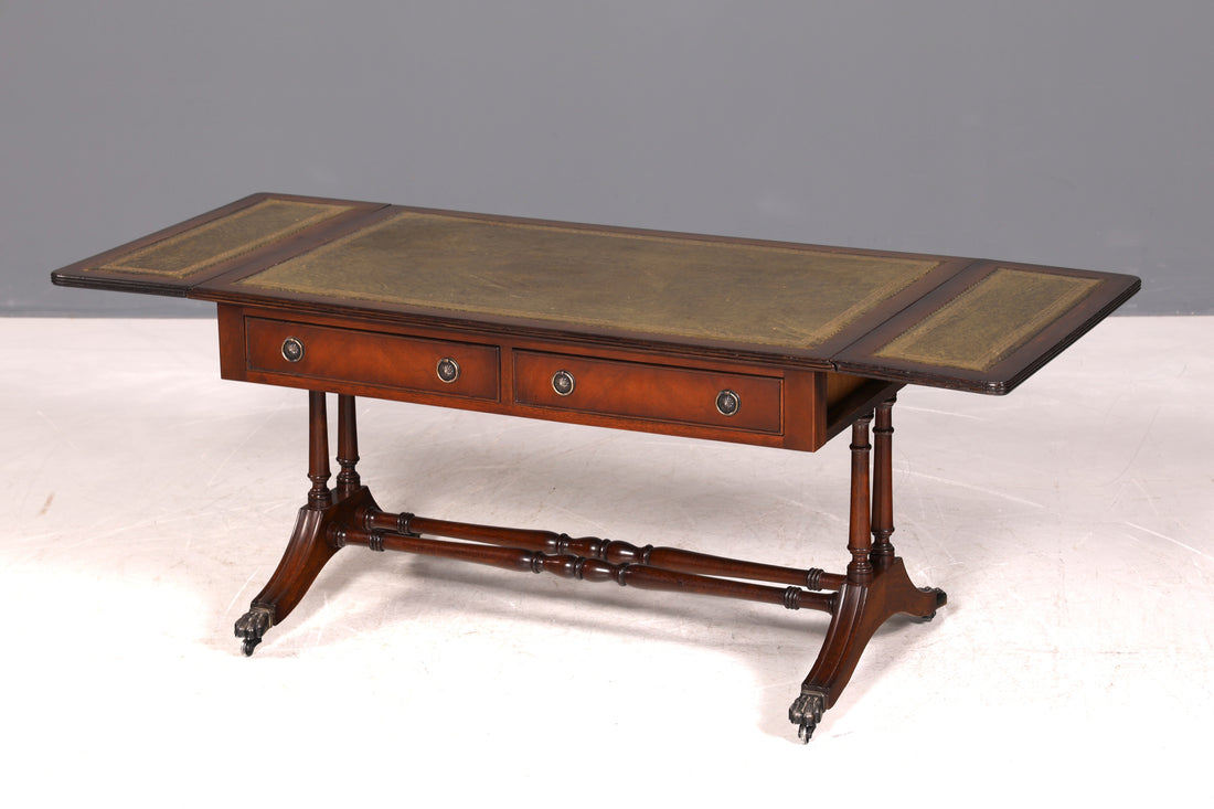 G050 Finish Traumhafter Englischer Tisch Couchtisch Englisch Antik Stil Mahagoni Ablagetisch Empire Stil Beistelltisch