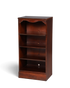 Hauptstadt Möblerei Drexel Heritage Bücherregal aus massivem dunklem Holz mit verstellbaren Einlegeböden