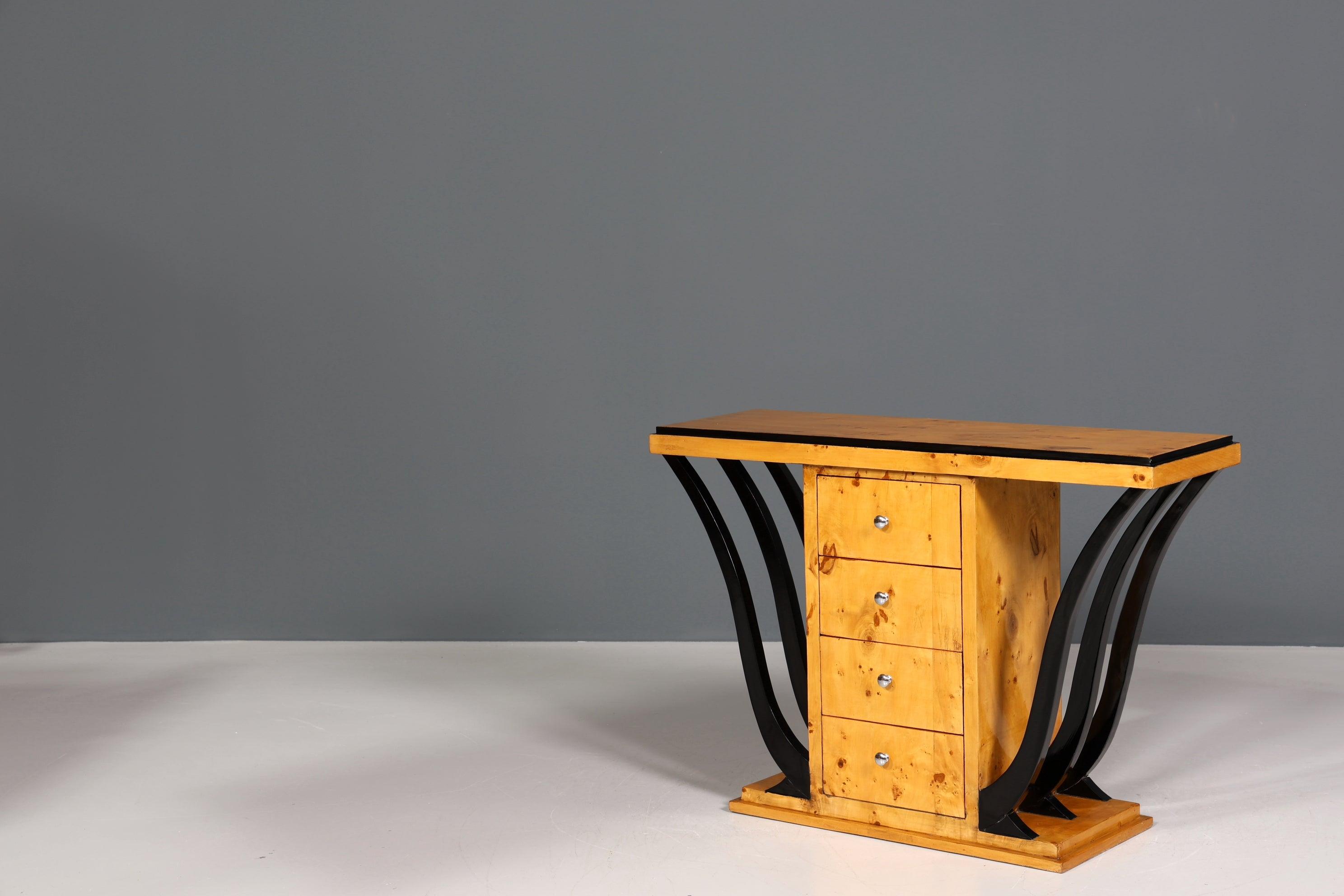 Edle Art Deco Design Wandkonsole Biedermeier Stil Sideboard Kommode