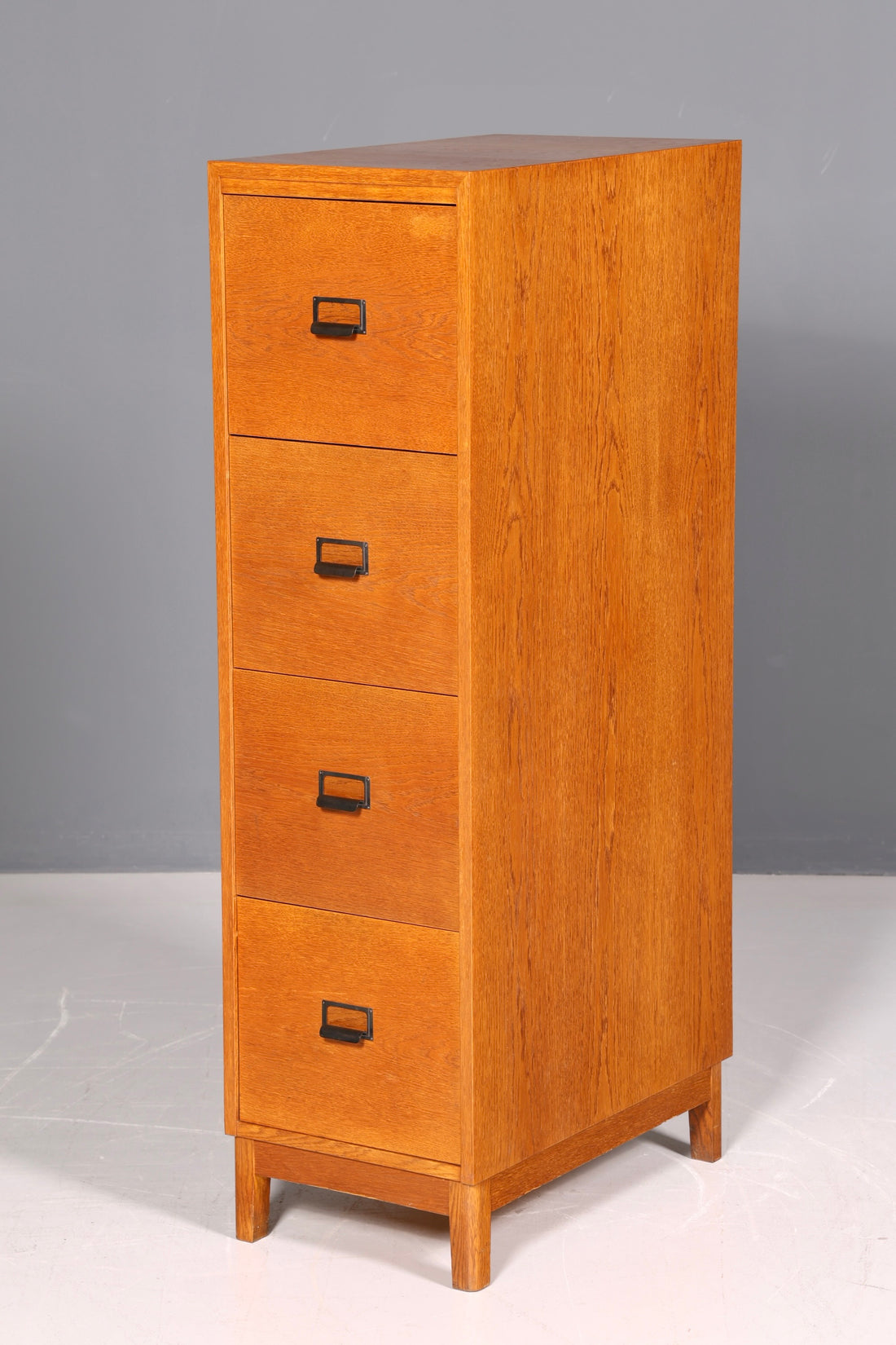 Wunderschöner Mid Century Aktenschrank Kommode Vintage Bauhaus Apothekerschrank Retro Schubladenkommode