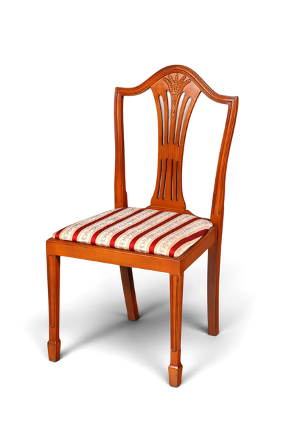 Edler Englischer Stuhl im Hepplewithe Stil Englisch Stuhl Dining Chair Küchenstuhl Sekretär Stuhl