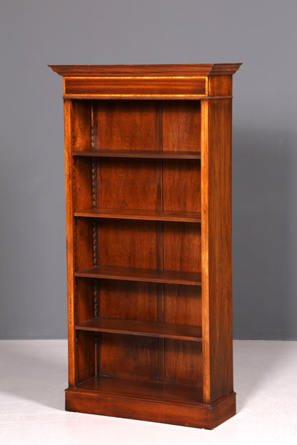 Traumhaftes Englisches Bücherregal Antik Stil Regal Bookshelf Buchablage Bibliothek Wohnzimmerregal