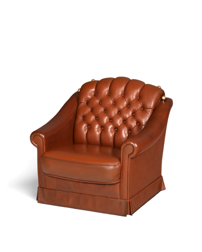 Stilvoller Original Chesterfield Sessel Englischer Armlehnsessel Englisch Herrensessel 1 von 2