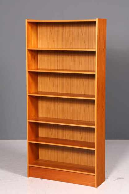 Schlichtes Mid Century Regal Vintage Bücherregal Schrank Buchablage Bookshelf 60s Holz