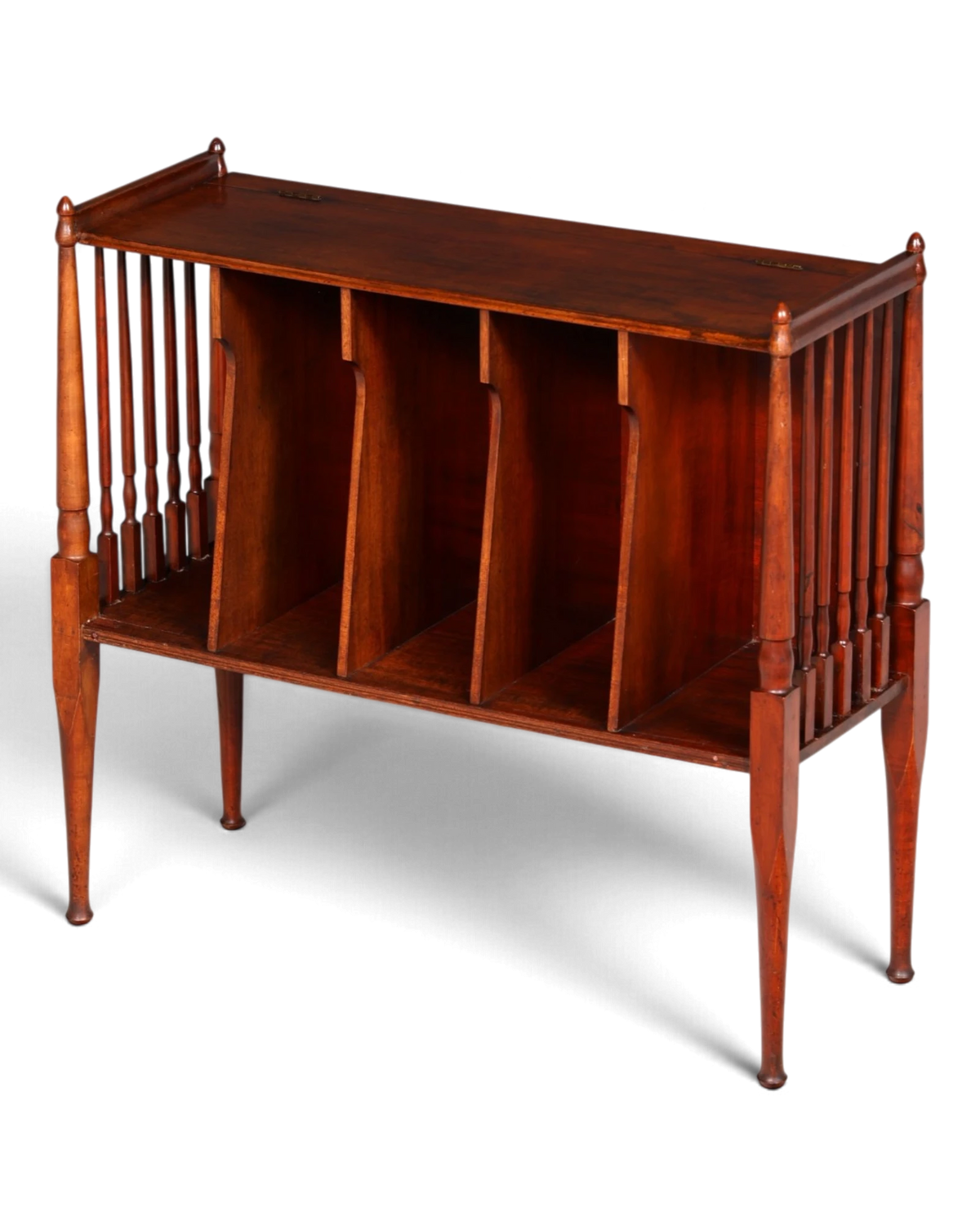 Beautiful newspaper holder, magazine rack, shelf, magazine stand, book rack, solid wood, vintage