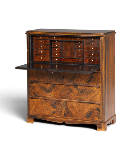 Stilvoller Biedermeier Sekretär Vertiko Antik Kommode Louis Philippe Schreibkommode
