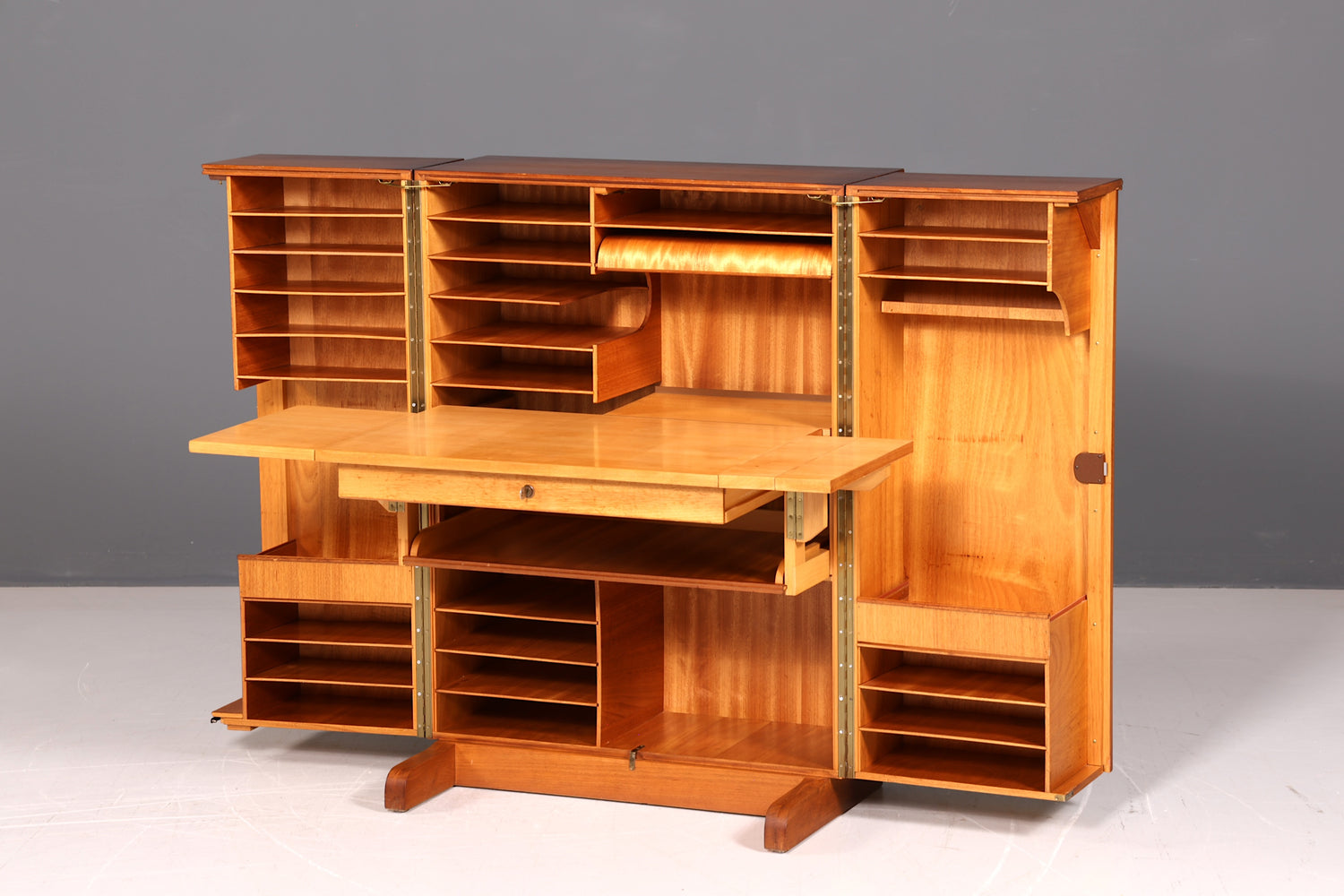 Seltener Magic Box Sekretär Mummenthaler &amp; Meier Mid Century Schreibkommode Büro Schrank Schweiz