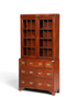 Wunderschöner Maritimer Vitrinenschrank Englischer Schrank echt Holz Bibliothek Englische Anrichte