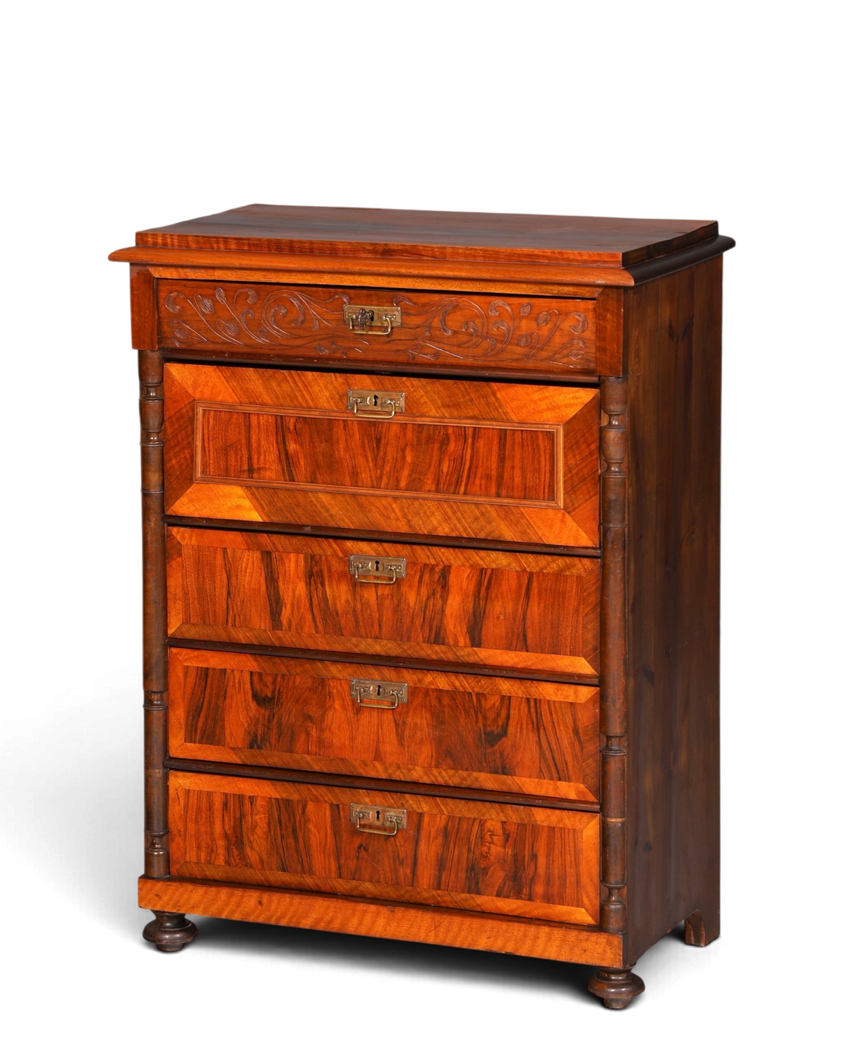 Gründerzeit Kommode Jugendstil, Antik Vertiko Wäschekommode 1890 – Hauptstadt Möblerei Berlin