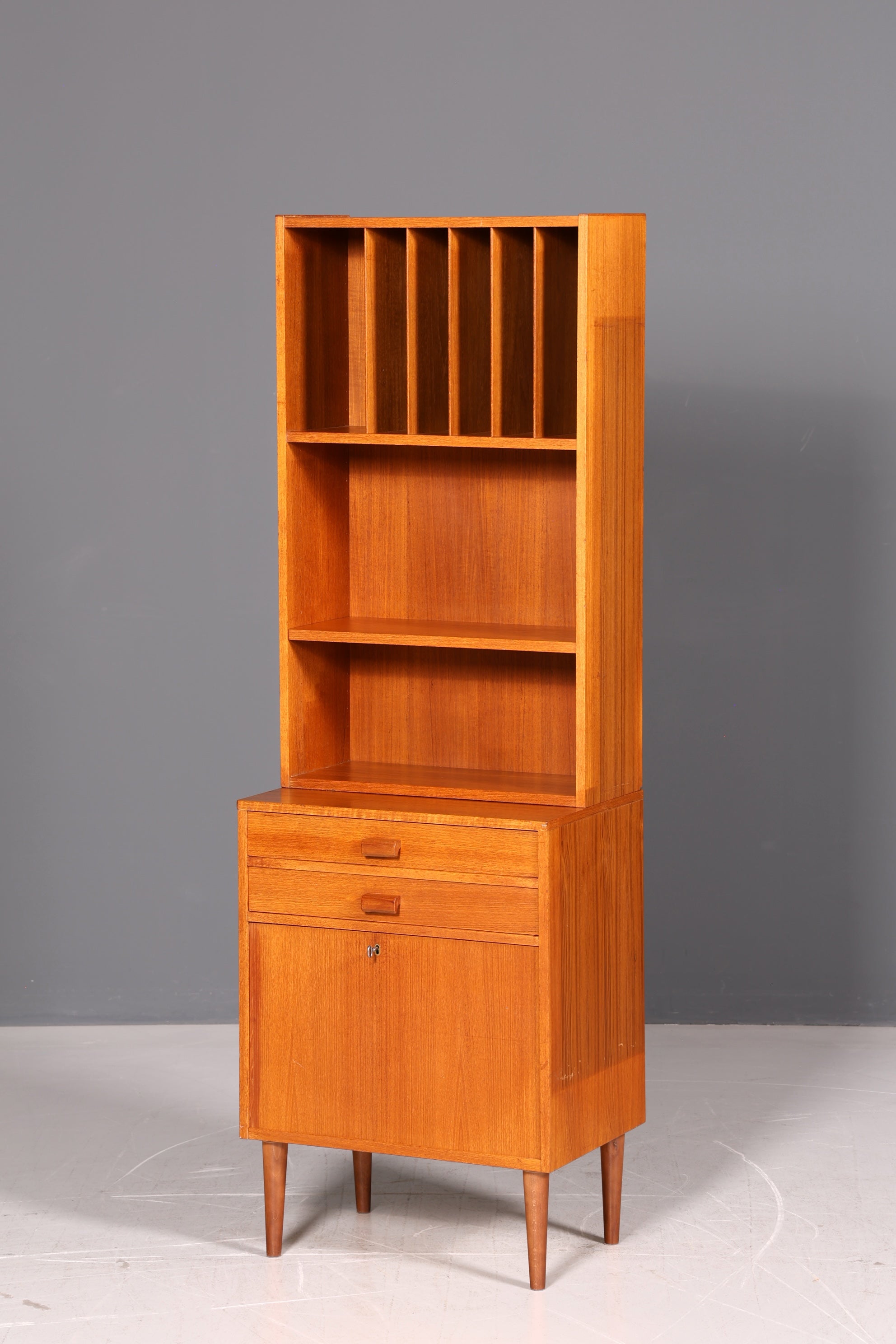 Stilvolles Mid Century Regal Danish Design Schrank Kommode 60er Jahre Vintage Retro Holz