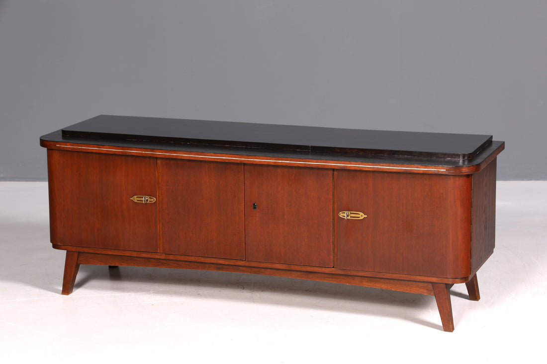 Magnifique buffet des années 60, meuble TV vintage, planche de surf rétro