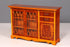 G802 Finish Wunderschöne Englische Vitrine Bücherschrank Buffet Antik Stil Englisch Eibe Glasvitrine Bibliothek (Kopie)