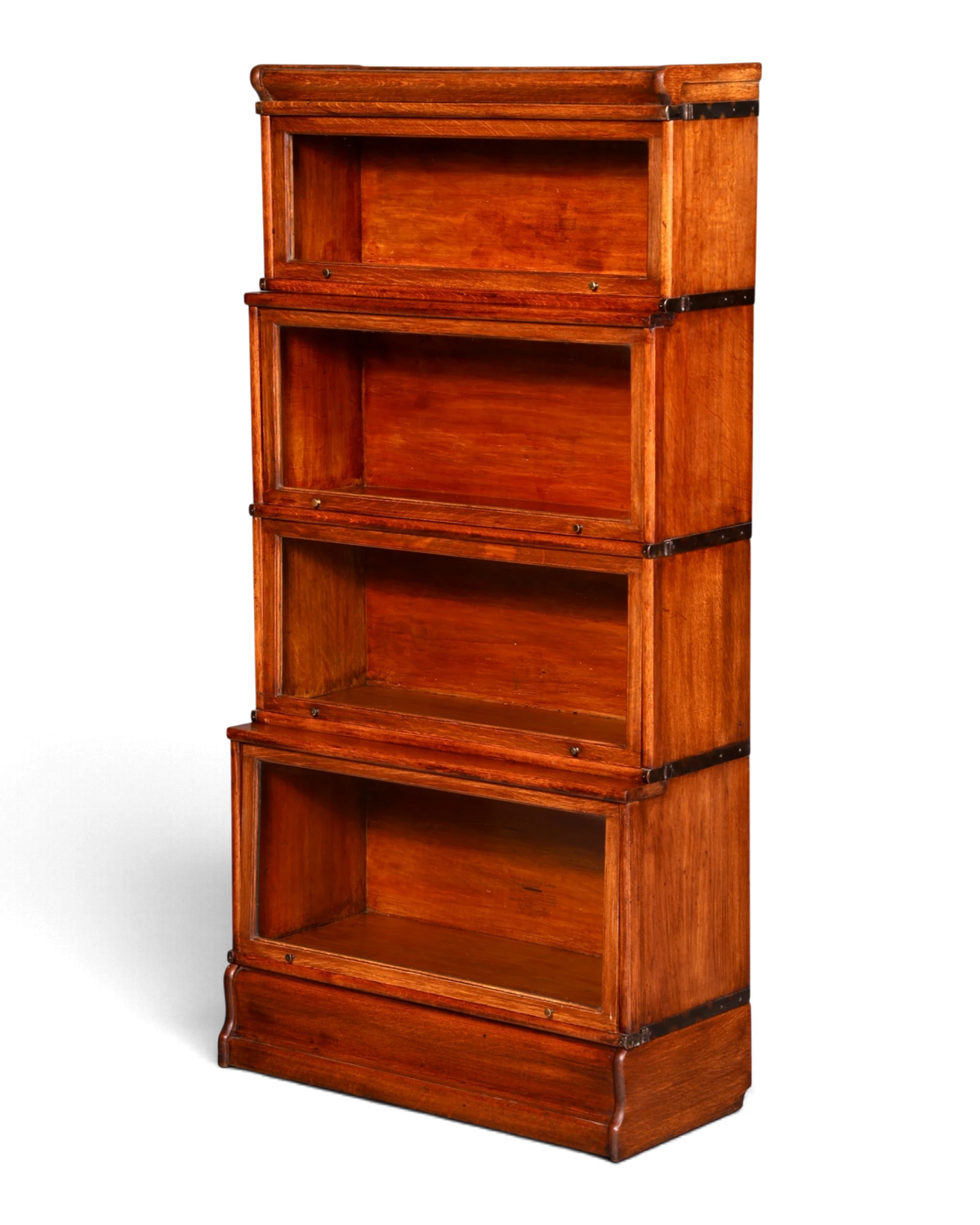 Jolie bibliothèque originale Globe Wernicke, 5 modules, vitrine modulable, bibliothèque anglaise, bois massif